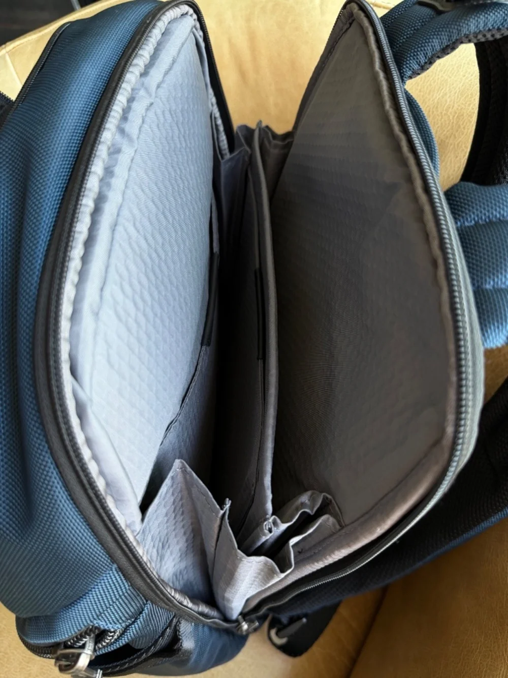 EUC - TUMI Alpha Bravo Navigation Backpack - Navy Blue